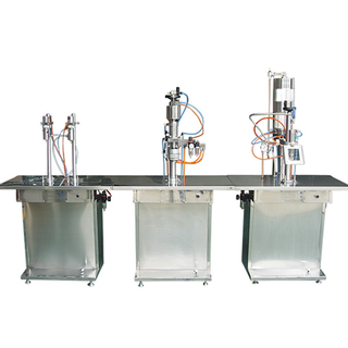 Máquina de enchimento de aerossol semiautomática QGB500