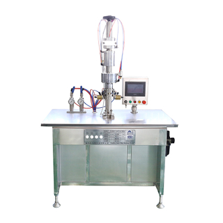 Máquina de selagem e enchimento de oxigênio enlatado semiautomática